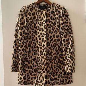 ZARA Basics Leopard Print Coat